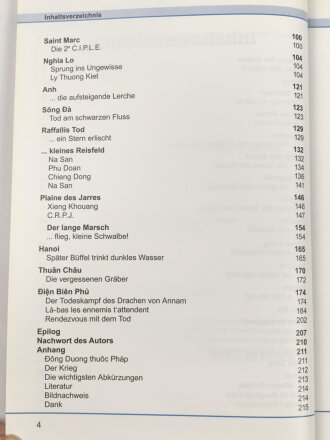 "Die Legion 2e B.E.P. - Die Fallschirmjäger im Indochina-Krieg" gebraucht ca. DIN A5. Handgeschriebene Widmung und ein Foto