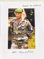 "Die Legion 2e B.E.P. - Die Fallschirmjäger im Indochina-Krieg" gebraucht ca. DIN A5. Handgeschriebene Widmung und ein Foto