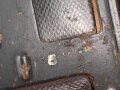 Teil eines "Notek" Kraftfahrzeug Rücklicht zum Nachtmarschgerät der Wehrmacht. Originallack