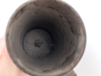 Hupe für ein Kraftfahrzeug der Wehrmacht. Originallack, Höhe etwa 21cm