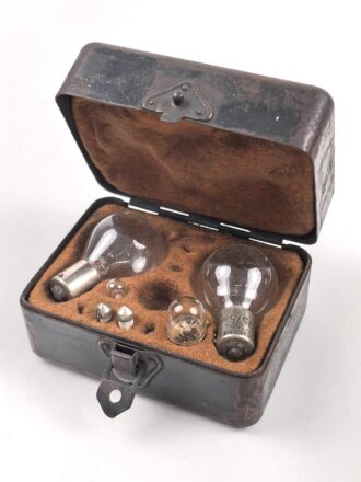 Bosch Transportkasten für Ersatz Glühbirnen. Luftwaffenblauer Originallack