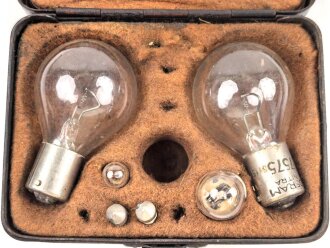 Bosch Transportkasten für Ersatz Glühbirnen. Luftwaffenblauer Originallack