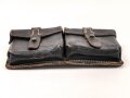 Magazintasche für zwei K43 Magazine der Wehrmacht. Getragenes Stück, ein Verschluss defekt