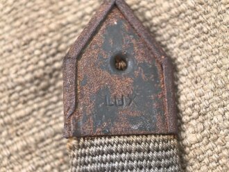 Unvollständiges Paar Tragetaschen für Maschinengewehr Gurtkästen ( Patronenkästen ) der Wehrmacht.