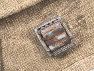 Unvollständiges Paar Tragetaschen für Maschinengewehr Gurtkästen ( Patronenkästen ) der Wehrmacht.