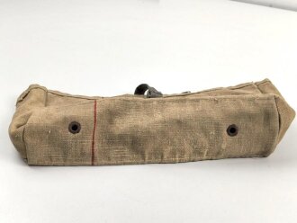 Unvollständiges Paar Tragetaschen für Maschinengewehr Gurtkästen ( Patronenkästen ) der Wehrmacht.