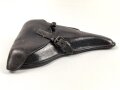 Koffertasche für die Pistole P08 der Wehrmacht. getragenes Stück, undeutlicher Stempel, datiert 1939