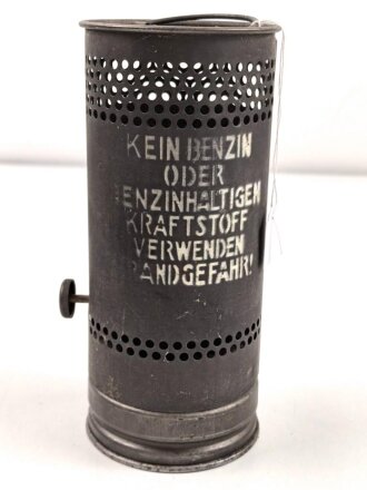 Dochtlampe zur Sammleranwärmung für...