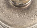 Dochtlampe zur Sammleranwärmung für Wehrmachtsfahrzeuge, original verpacktes Stück, datiert 1942