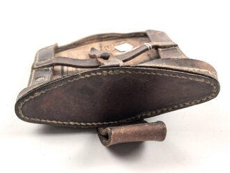 Spatenleder Wehrmacht, frühe, braune Ausführung...