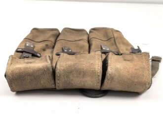 Magazintasche Wehrmacht für Sturmgewehr 44 / MP44. Getragenes Stück in gutem Zustand.