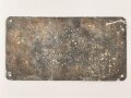 "Adlerwerke" Typenschild von 1938. Maße 6 x 11,5cm