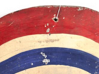 Frankreich 2. Weltkrieg, großes Holzschild " Honneur aux Allies"  "Ehre den Alliierten" Originallack, Maße etwa 50 x 150cm
