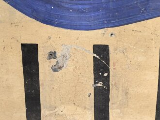 Frankreich 2. Weltkrieg, großes Holzschild " Honneur aux Allies"  "Ehre den Alliierten" Originallack, Maße etwa 50 x 150cm
