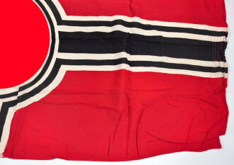Kriegsmarine, Reichskriegsflagge 100 x 170cm. Guter Gesamtzustand, Hersteller Textildruck Arlt Schönheide / Erzgebirge