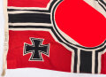 Kriegsmarine, Reichskriegsflagge 100 x 170cm. Guter Gesamtzustand, Hersteller Textildruck Arlt Schönheide / Erzgebirge