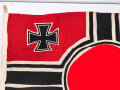 Kriegsmarine, Reichskriegsflagge 100 x 170cm. Guter Gesamtzustand, Hersteller Textildruck Arlt Schönheide / Erzgebirge