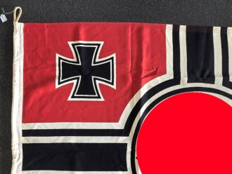 Kriegsmarine, Reichskriegsflagge 100 x 170cm. Guter Gesamtzustand, Hersteller  Lorenz Summa Söhne Oberkotzau