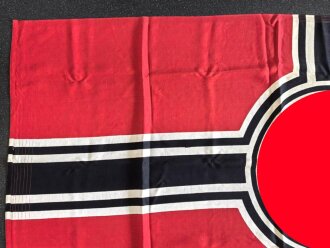 Kriegsmarine, Reichskriegsflagge 100 x 170cm. Guter Gesamtzustand, Hersteller  Lorenz Summa Söhne Oberkotzau