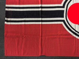 Kriegsmarine, Reichskriegsflagge 100 x 170cm. Guter Gesamtzustand, Hersteller  Lorenz Summa Söhne Oberkotzau