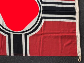 Kriegsmarine, Reichskriegsflagge 100 x 170cm. Guter Gesamtzustand, Hersteller  Lorenz Summa Söhne Oberkotzau
