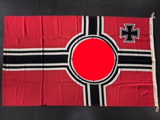 Kriegsmarine, Reichskriegsflagge 100 x 170cm. Guter Gesamtzustand, Hersteller  Lorenz Summa Söhne Oberkotzau