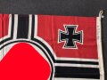 Kriegsmarine, Reichskriegsflagge 100 x 170cm. Guter Gesamtzustand, Hersteller  Lorenz Summa Söhne Oberkotzau