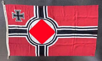 Kriegsmarine Reichskriegsflagge 100 x 170cm. Guter Gesamtzustand