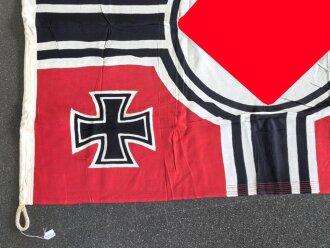 Kriegsmarine Reichskriegsflagge 100 x 170cm. Guter Gesamtzustand