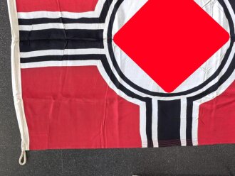 Kriegsmarine Reichskriegsflagge 100 x 170cm. Guter Gesamtzustand