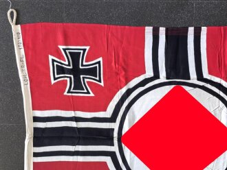 Kriegsmarine Reichskriegsflagge 100 x 170cm. Guter Gesamtzustand