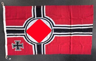 Kriegsmarine Reichskriegsflagge 100 x 170cm. Guter Gesamtzustand