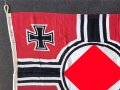 Kriegsmarine Reichskriegsflagge 100 x 170cm. Guter Gesamtzustand