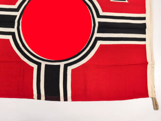 Kriegsmarine, Reichskriegsflagge 80 x 135cm. Guter Gesamtzustand