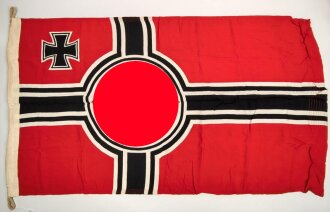 Kriegsmarine, Reichskriegsflagge 80 x 135cm. Guter Gesamtzustand, Hersteller  Lorenz Summa Söhne Oberkotzau