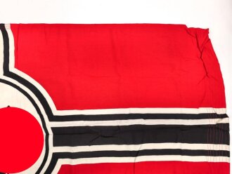 Kriegsmarine, Reichskriegsflagge 80 x 135cm. Guter Gesamtzustand, Hersteller  Lorenz Summa Söhne Oberkotzau