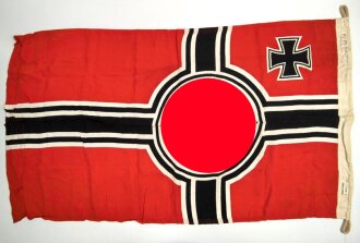 Kriegsmarine, Reichskriegsflagge 80 x 135cm. Guter Gesamtzustand, Hersteller  Lorenz Summa Söhne Oberkotzau