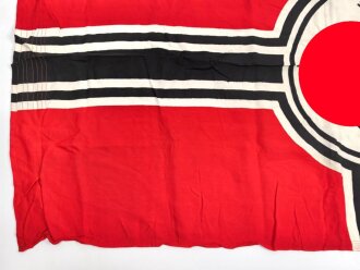 Kriegsmarine, Reichskriegsflagge 80 x 135cm. Guter Gesamtzustand, Hersteller  Lorenz Summa Söhne Oberkotzau