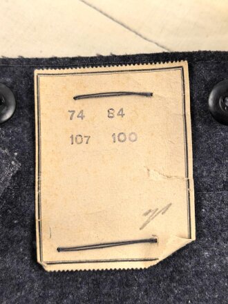 Luftwaffe, gerade Hose für Mannschaften . Ungetragenes Kammerstück von 1941 mit originalem Papieretikett