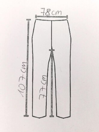 Luftwaffe, gerade Hose für Mannschaften . Ungetragenes Kammerstück