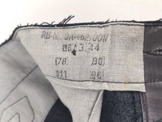 Luftwaffe, gerade Hose für Mannschaften . Ungetragenes Kammerstück