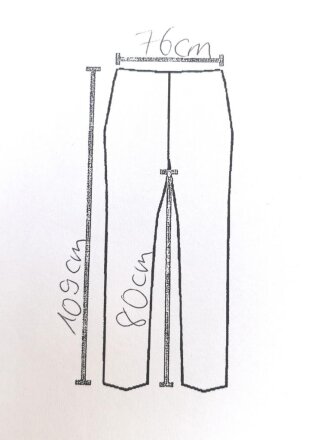 Kriegsmarine, graue Lederhose. Ungetragenes Stück von Czulik & Langer Proßnitz. Lagerspuren