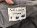 Kriegsmarine, graue Lederhose. Ungetragenes Stück von Czulik & Langer Proßnitz. Lagerspuren