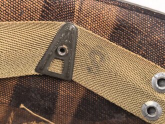 U.S. Army 2. Weltkrieg, Stahlhelm M1 mit Innenhelm.  " Fix bale" Originallack, " Firestone" Innenhelm, Getragenes Stück