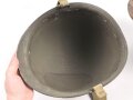 U.S. Army 2. Weltkrieg, Stahlhelm M1 mit Innenhelm.  " Fix bale" Originallack, " Firestone" Innenhelm, Getragenes Stück