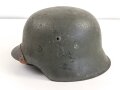 Heer, original getarnter Stahlhelm Modell 1942. Zusammengehöriges Stück, ungereinigt. Hersteller ckl 64