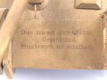 Panzerkampfwagen Panther D der Wehrmacht. Schulungsmodell aus Holz, Länge ohne Rohr etwa 34cm. Origianllack "Dies ist ein dienstlicher Gegenstand, Missbrauch ist strafbar"