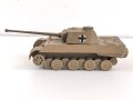 Panzerkampfwagen Panther D der Wehrmacht. Schulungsmodell aus Holz, Länge ohne Rohr etwa 34cm. Origianllack "Dies ist ein dienstlicher Gegenstand, Missbrauch ist strafbar"