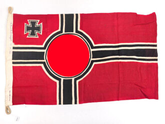 Kriegsmarine, Reichskriegsflagge 50 x 85cm, kleine Ausführung für U-Boote.