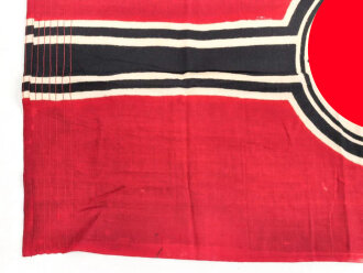 Kriegsmarine, Reichskriegsflagge 50 x 85cm, kleine Ausführung für U-Boote.